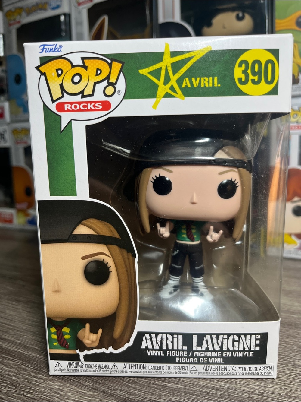 Funko Pop! Rocks Avril Lavigne Vinyl Figure - Black, Green, Yellow